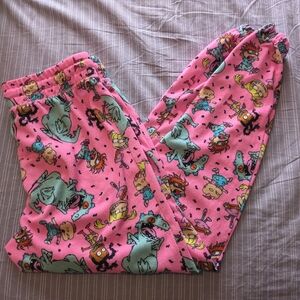 Rugrats Pink Pajama Pants Sz Small